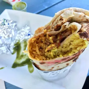 Paneer Tikka Masala Burrito