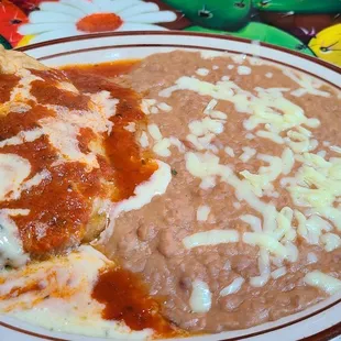 Special No. 1 on lunch menu includes the taco and guacamole sald in next picture. $5.99 for the entree.