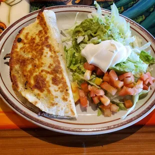 Quesadilla rellena steak