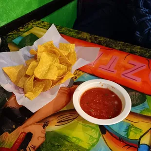 Chips salsa