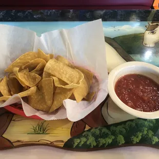 Salsa and Chips