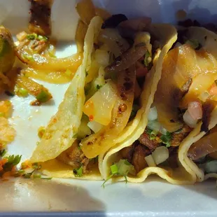 4 tacos (ate one before pic taken)