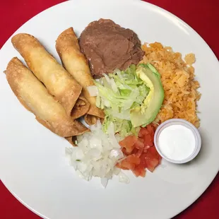 CHICKEN FLAUTAS