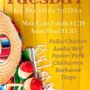 JOIN US ON TACO TUESDAY!