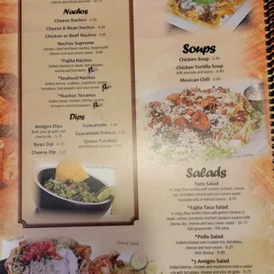 sushi and sashimi, menu