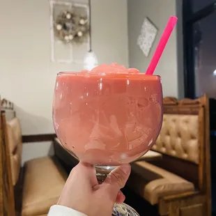 Virgin strawberry pina colada