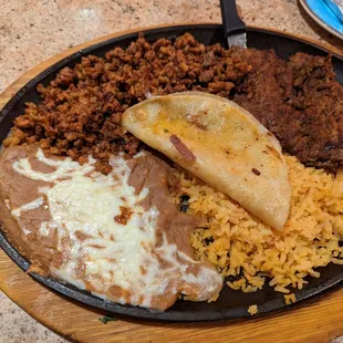 a plate of food