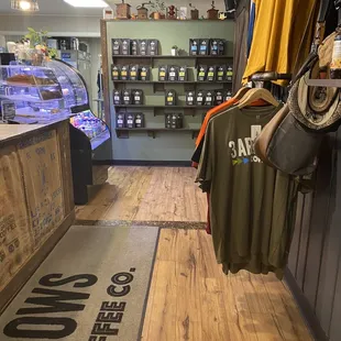 the store's entrance