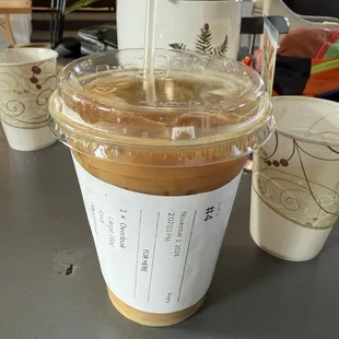 Iced Overlook Latte with Almond Milk