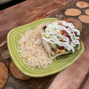 Lunch taco salad