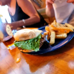 Bourbon bacon burger