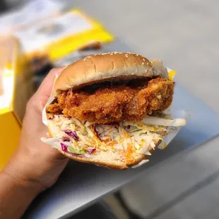 OMG Spicy Monster Sandwich