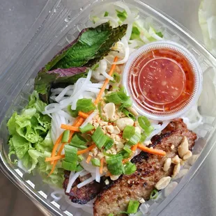 Nem nuong vermicelli bowl