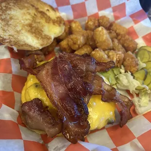 Double Bacon Smashburger feature