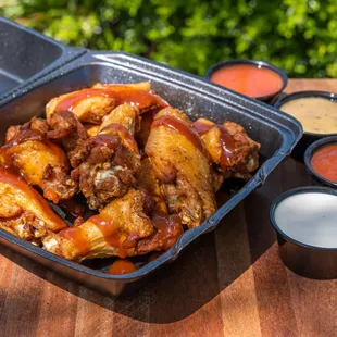 fried chicken wings, poultry, bbq chicken, chicken, chicken wings, food, chicken wings and fried chicken, fried chicken, bbq wings