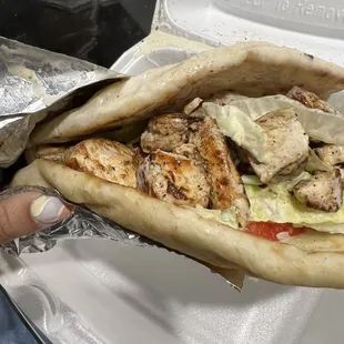 Chicken Gyro Sandwich