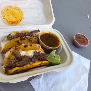 Quesaborria (that's quesabirria but with Vietnamese-style bo)