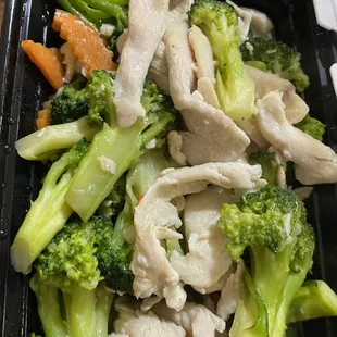 Chicken and Chicken with Broccoli