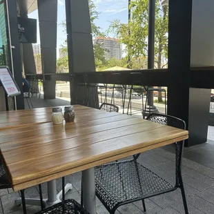 Outdoor seating