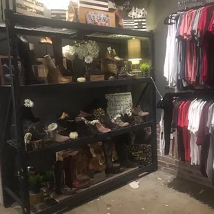 Their selection of boots