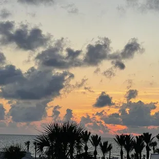 From the bar sunset looking at Clearwater Beach.