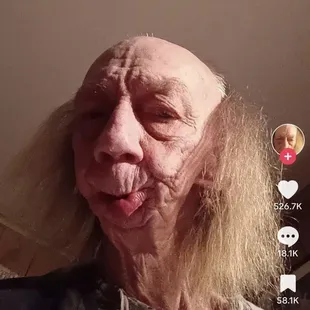 This is my grandma and the ice cream was nasty.  Sundae is what I had and it was shit