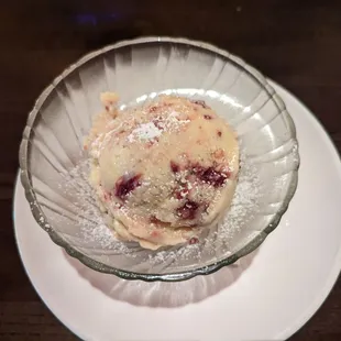 Cherry almond ice cream