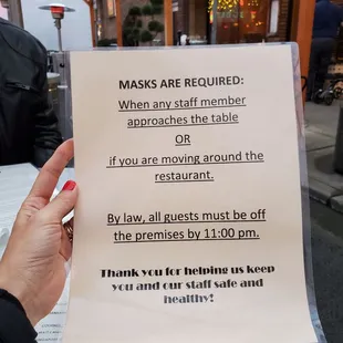 Masks required by all