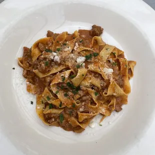 Pappardelle bolognese