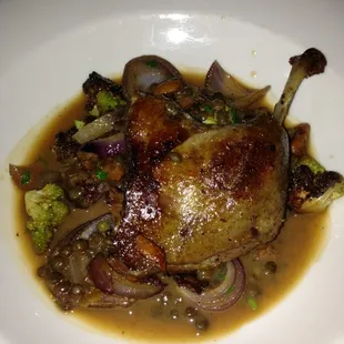 Duck Confit Mushroom Risotto