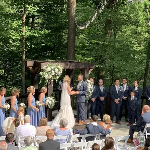 Room for a large wedding party