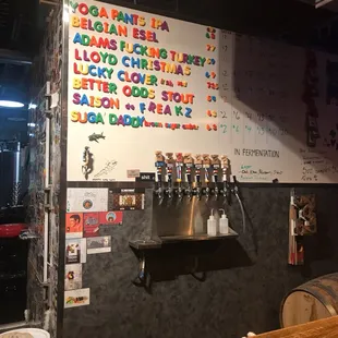 Beer taps