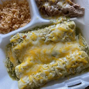 Green Chile Enchiladas