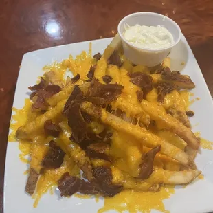 Bacon  cheese fries
