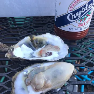 Crystals and oysters