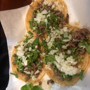 Steak street tacos