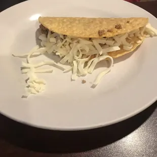 Ground beef and cheese