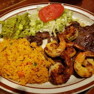Steak and shrimp