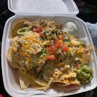 Chicken nachos!