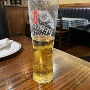 Ice cold Peroni