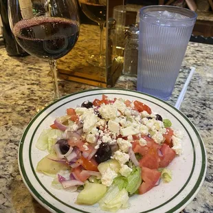 Greek salad - yes please!