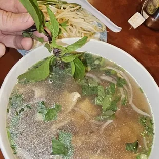 Chicken p h o.  Awesome!