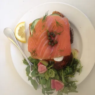 Lox on Toast