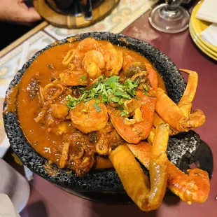 Seafood Molcajete