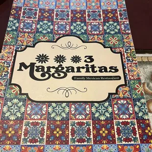 the menu for a mexican restaurant