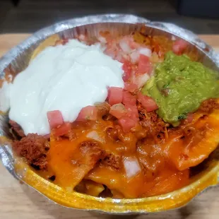 Chorizo nachos