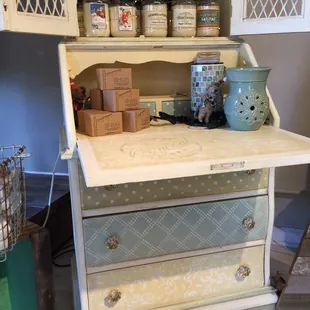 Custom artistically painted furniture