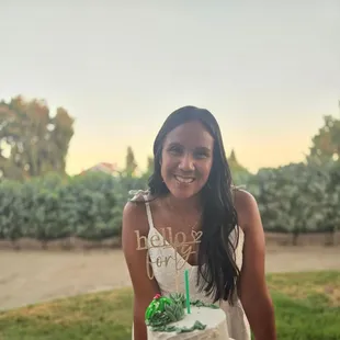 Birthday Girl celebrating her 40th