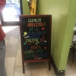 More lunch specials