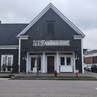 the front of the restaurant
